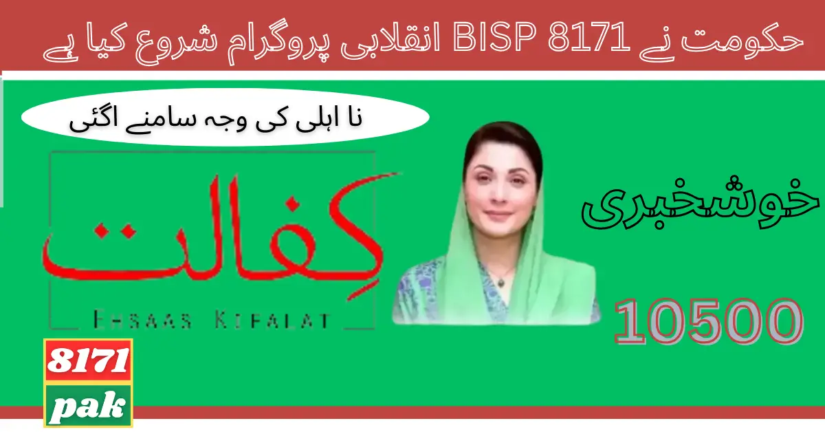 The Government Has Started BISP 8171 Revolutionary Program